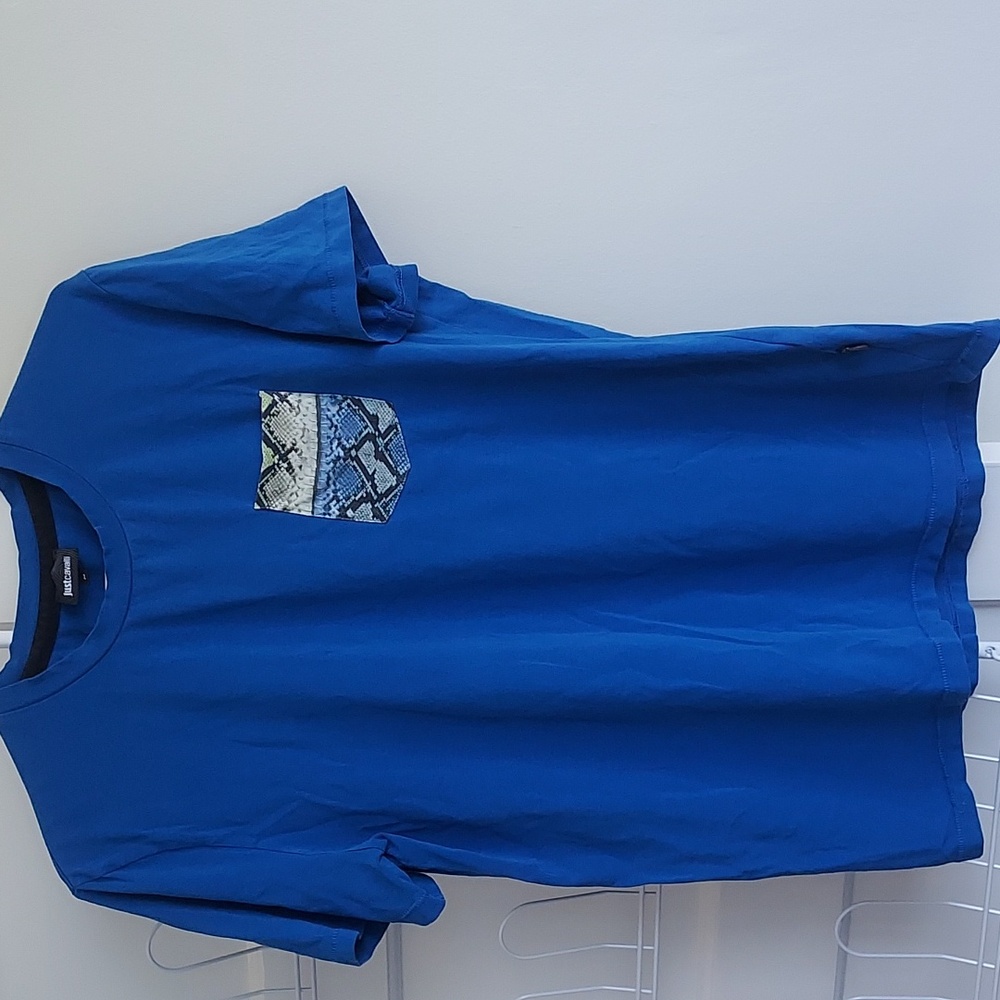 Just Cavalli Tee Shirt Short Sleeve Flawed Read Description & See Pictures